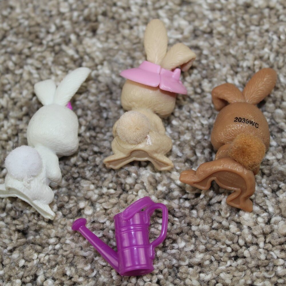 Barbie Luv Me 3 Bunnies Bunny Rabbit Pets Accessories Lot 2007 RARE - Picture 3 of 4